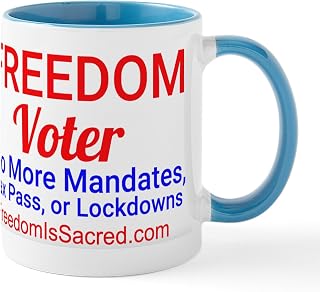 CafePress Freedom Voter Mugs 11 oz (325 ml) Ceramic Coffee Mug