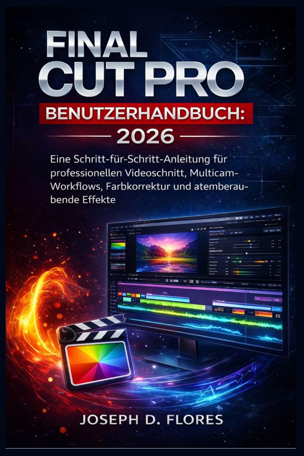 Final Cut Pro 2026 Benutzerhandbuch:: Eine Schritt-für-Schritt-Anleitung für professionellen Videoschnitt, Multicam-Workflows, Farbkorrektur und atemberaubende Effekte