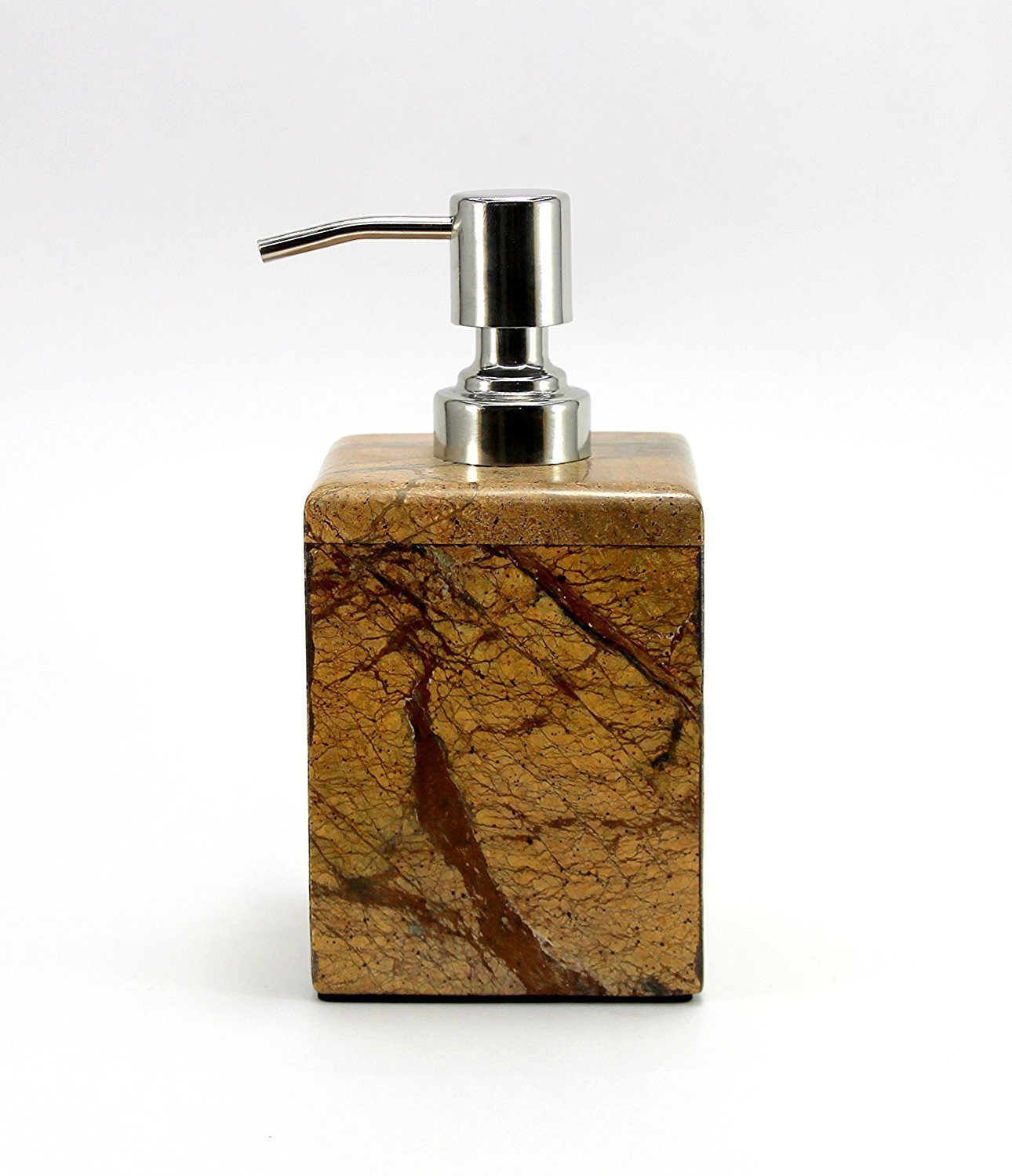 KLEO - Dispenser di sapone liquido per dispenser di sapone in pietra di marmo Marble Stone Soap Dispenser/Lotion Dispenser