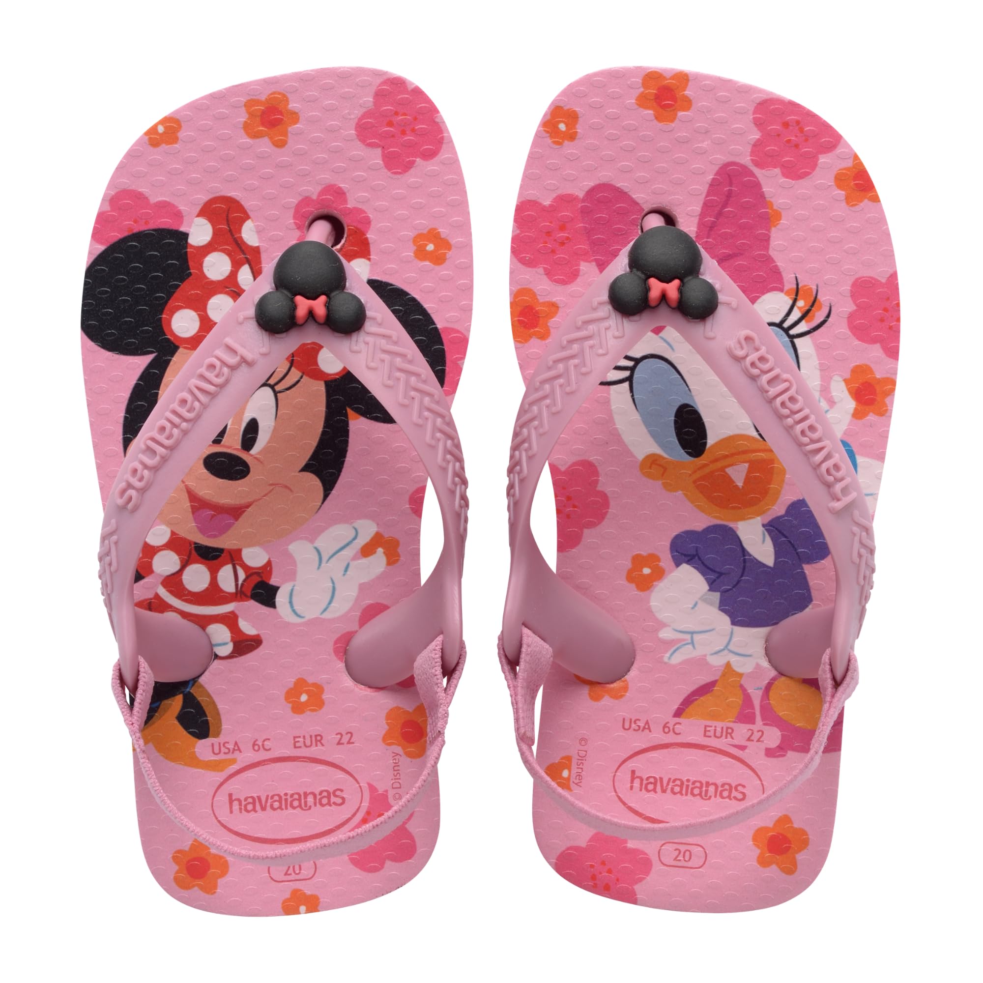 Havaianas – Baby Disney Classics, Bequeme und Sichere Flip-Flops für Babys, Disney-Design, Rutschfeste und Wasserresistente Sohle, Unisex