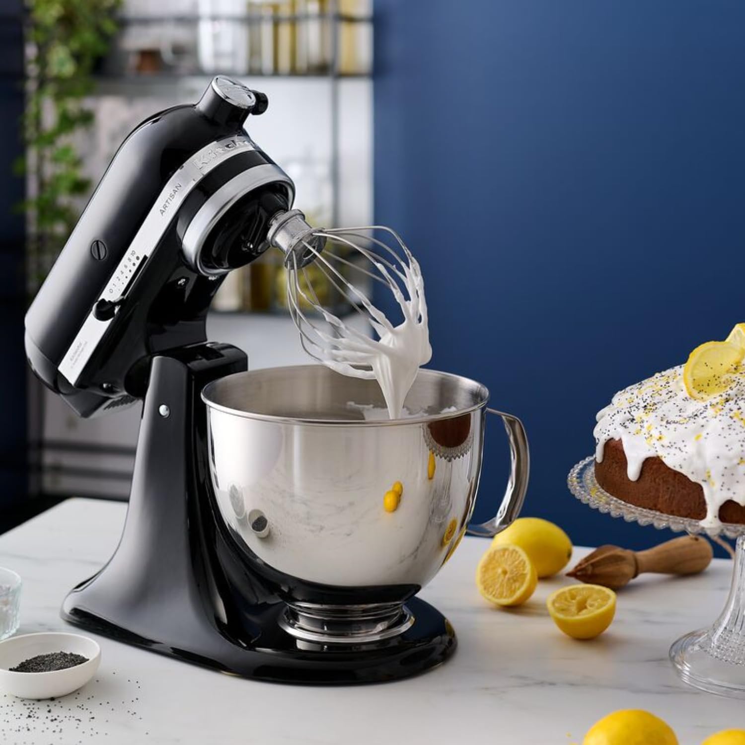 Kitchenaid Artisan Robot Kuchenny, Czarny/Srebrny, 4,8 L