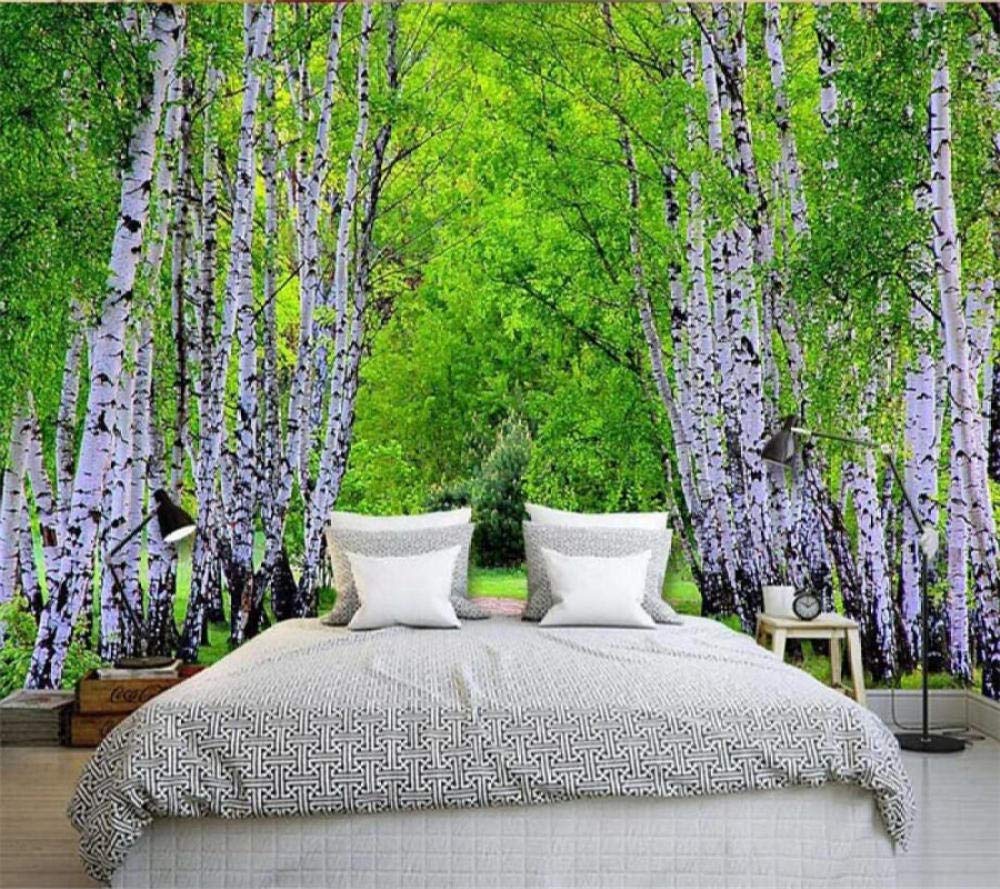 Papier peint personnalisé 3D forêt avenue xxl pour salon et chambre 300x210 cm