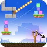 Slingshot Box Knockdown - 2D Catapult Throwing game
