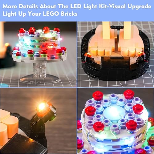 Miniatura 3 de VONADO Kit de luces LED para Dobby The House-Elf 76421, juego de iluminación creativa, accesorios compatibles con el juego de construcción 76421