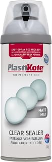 Plasti-kote 24002 400ml Premium Spray Paint Matt Clear Acrylic