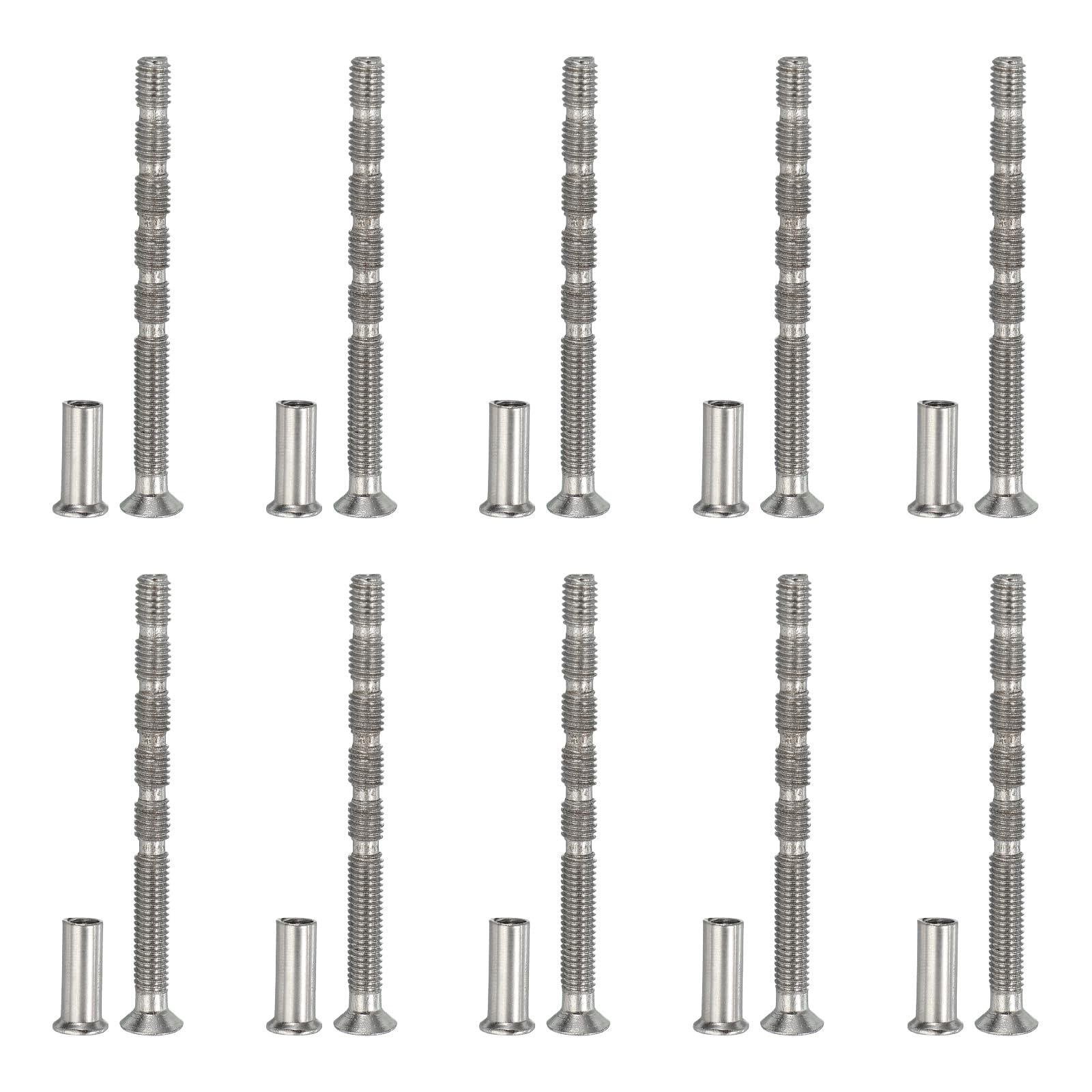 TA-VIOR M5 x 60mm Door Handle Break Away Screws 10pc Cabinet Handle Screws