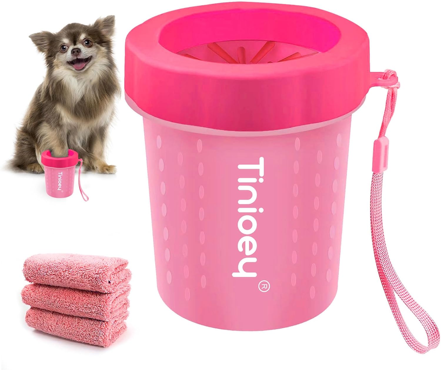 Tinioey Dog Paw Cleaner for Dogs Small Paw Washers for Dogs Dog Paw Washer Pet Foot Cleaner