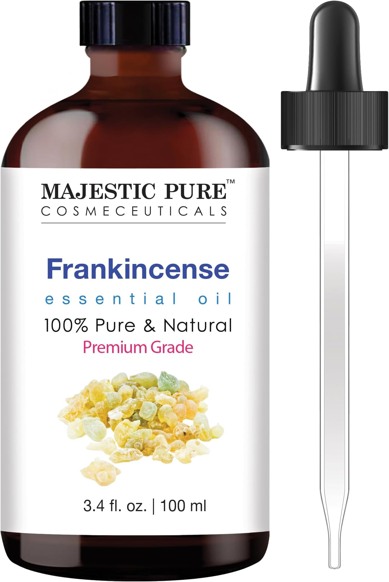 Majestic Pure Frankincense Essential Oil for Diffuser - 3.4 Fl Oz