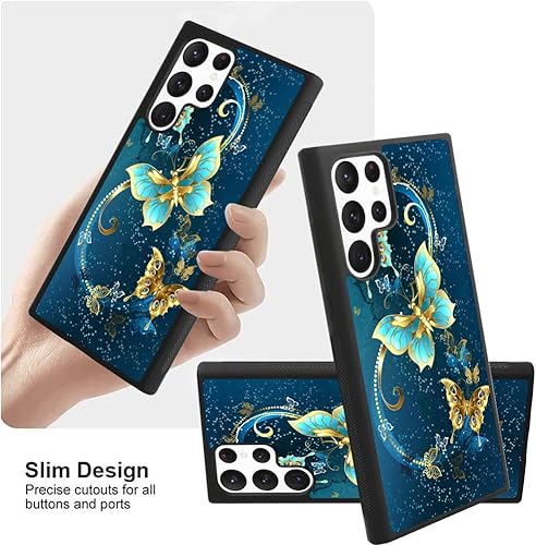 Miniatura 2 de OOK Funda compatible con Samsung Galaxy S23 Ultra, protector de pantalla integrado, antideslizante, a prueba de golpes, para Samsung Galaxy S23