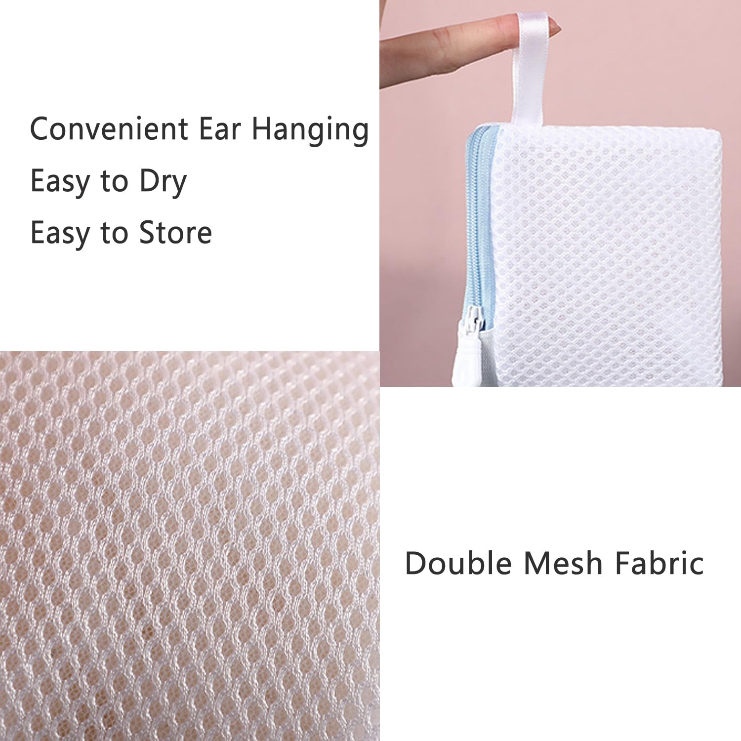 3 Pack Laundry Detergent Pacs Bags Mesh Wash Bag Non-Sticking Scent Booster Beads Laundary Bag for Laundry Detergent Tablets Packs Washing Detergent Pods In Wash Laundry Scent Beads