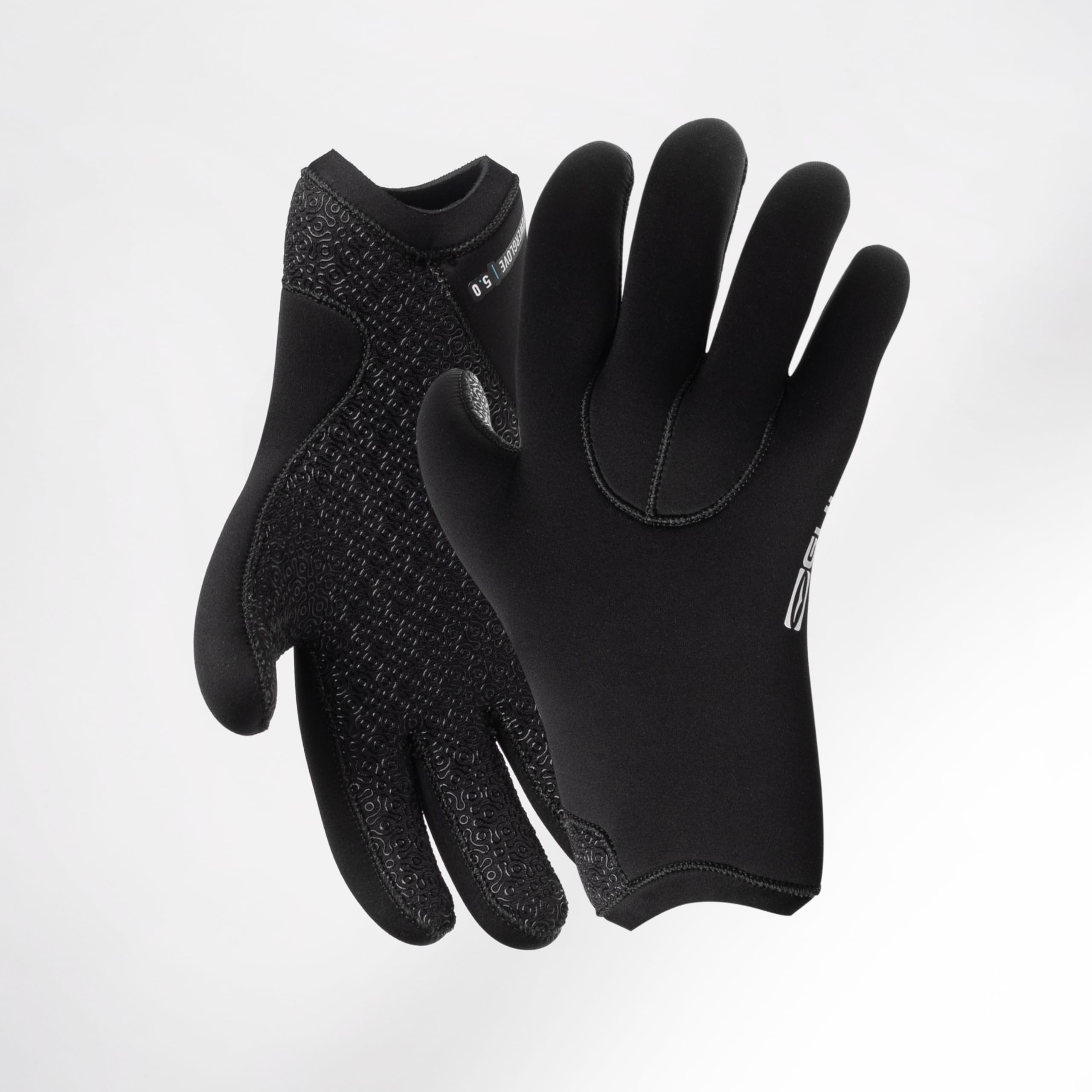 Gul Power 5mm NATUR Glued and Blind Stitched Gloves, Natural Rubber and super warm for Water Sports (L)