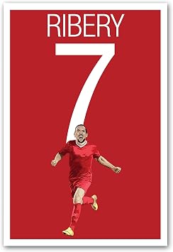 Graphics 17 Franck Ribery Poster - Bayern Munich Art