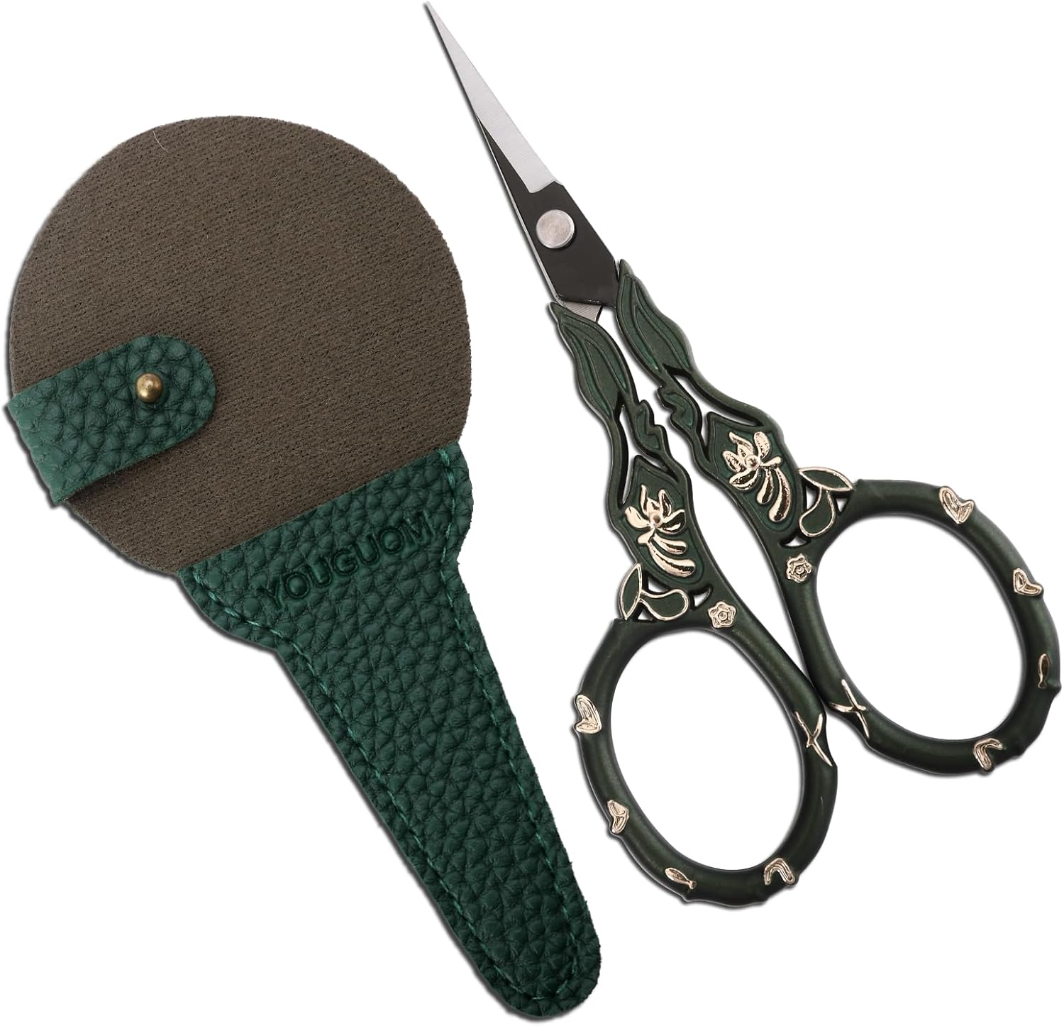 Vinta Needlework Scissors with Cover, Small Sewing Scissors for