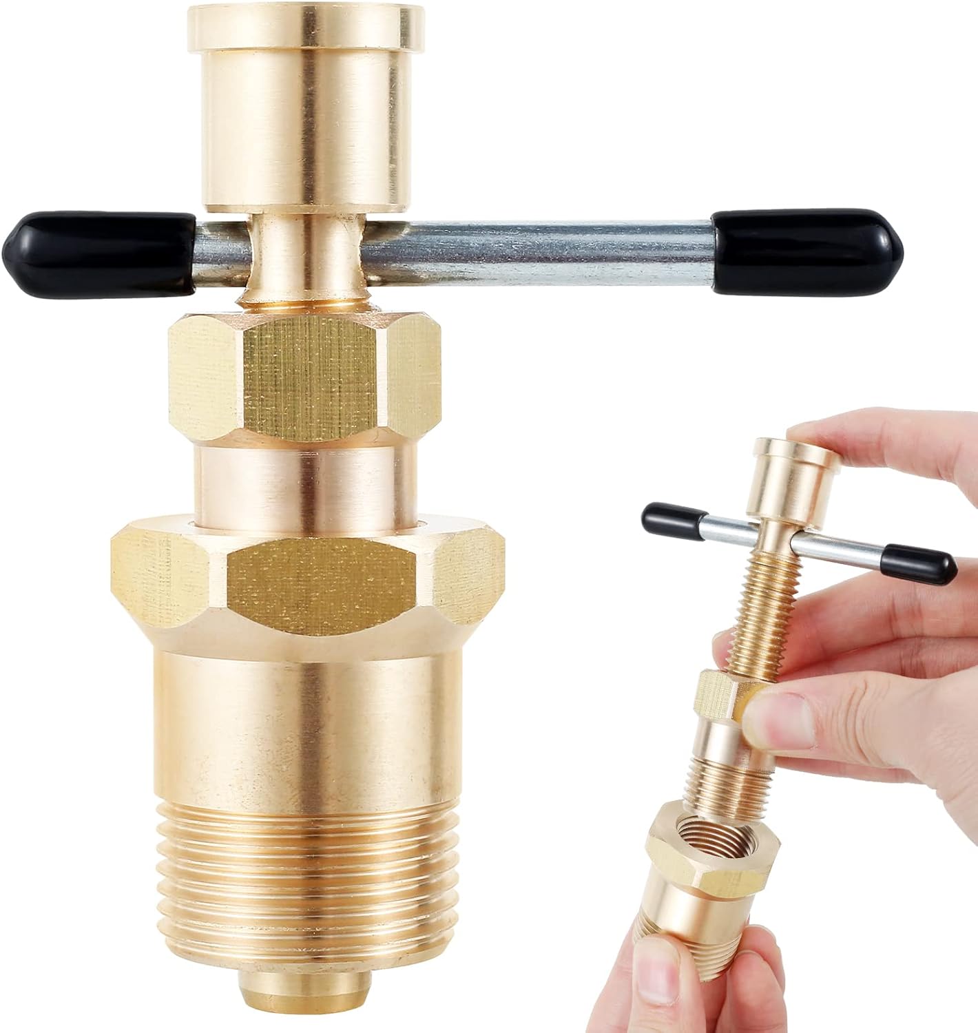 FUYGRCJ Olive Puller Heavy Duty Metal Olive Removal Tool Ergonomic Labor Saving