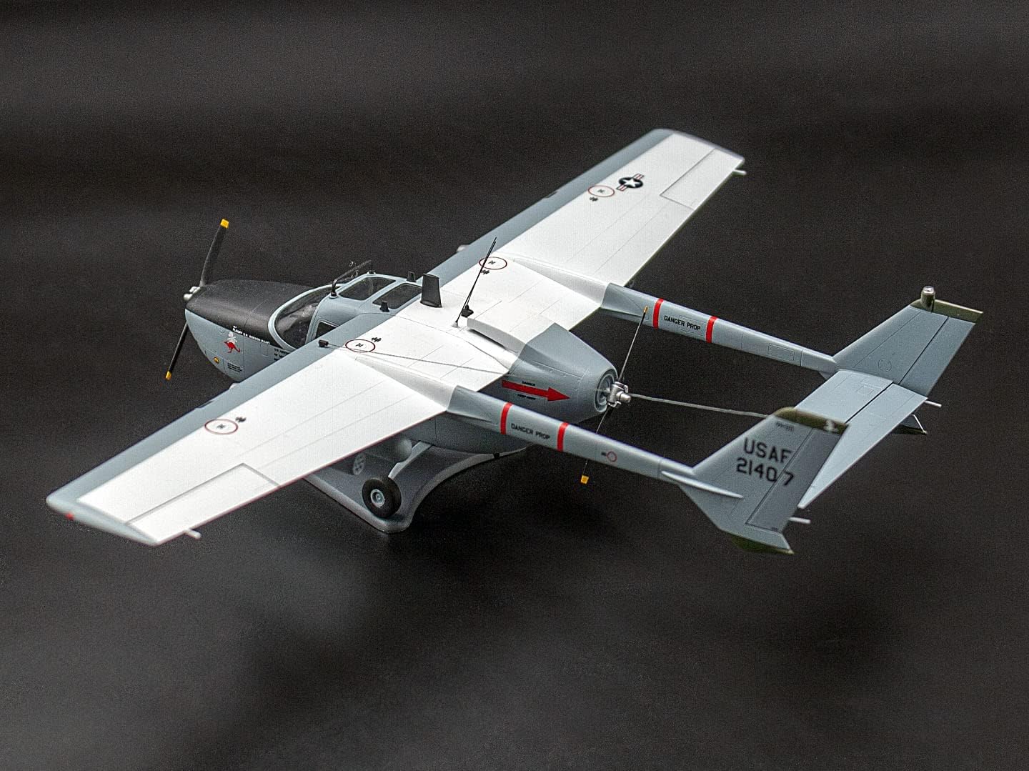 ICM 48290 - Plastic Military Plane Cessna O-2A Skymaster, Airplane Model American Reconnaissance Aircraft - Scale 1:48