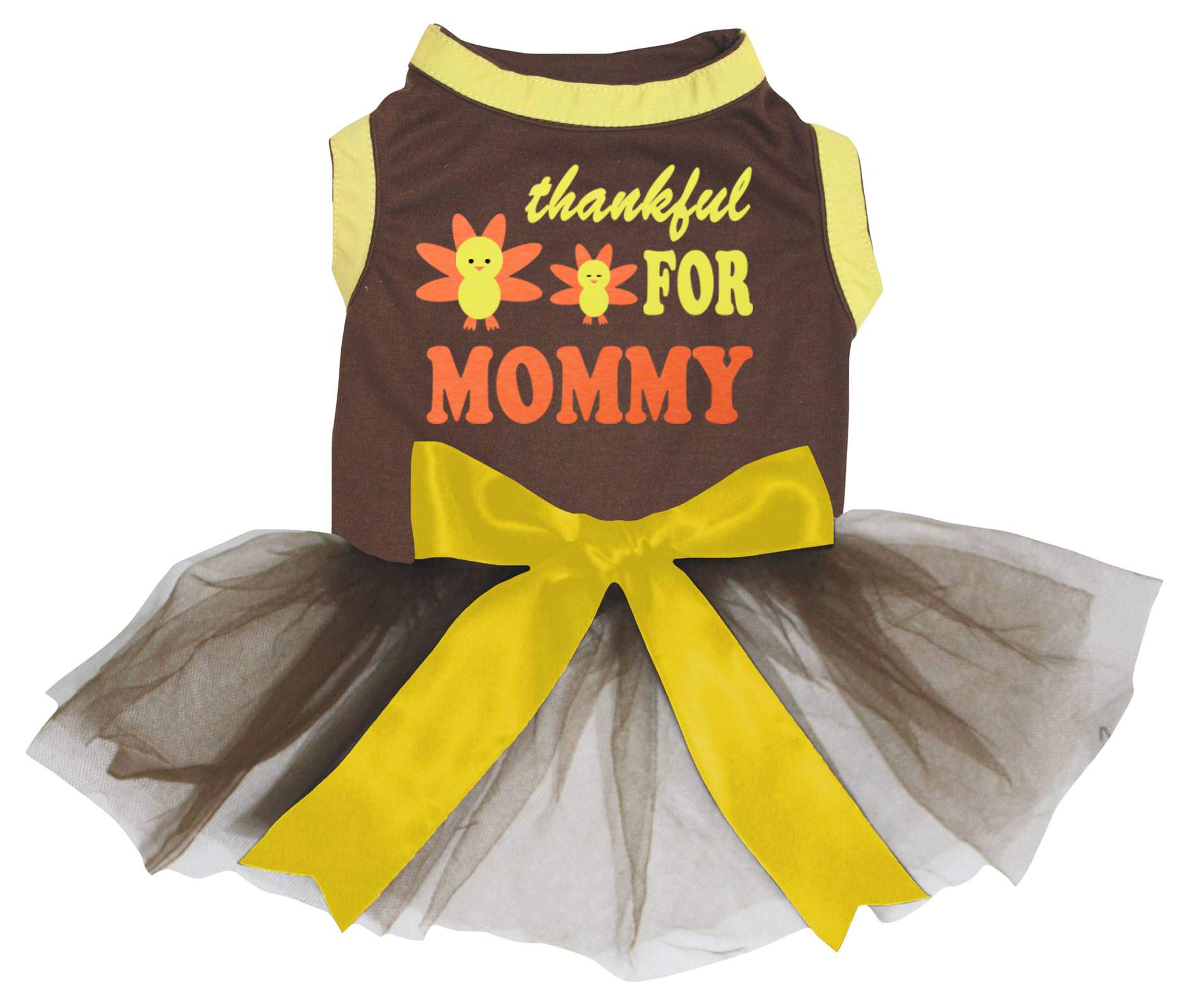 Robe pour chien XXXL Thankful Turkey marron pour éviter le froid