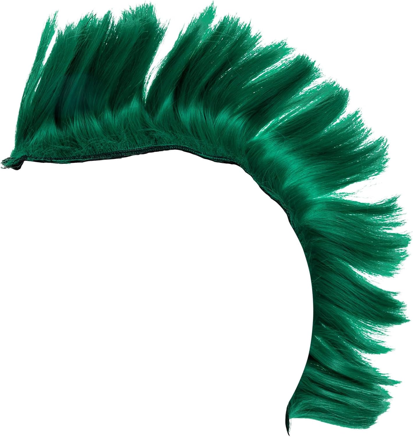 Sosoport Mohawk Wig Mohawk Wigs Patch Fashionable Wig Adornment Party Hairpiece Green 31x9cm