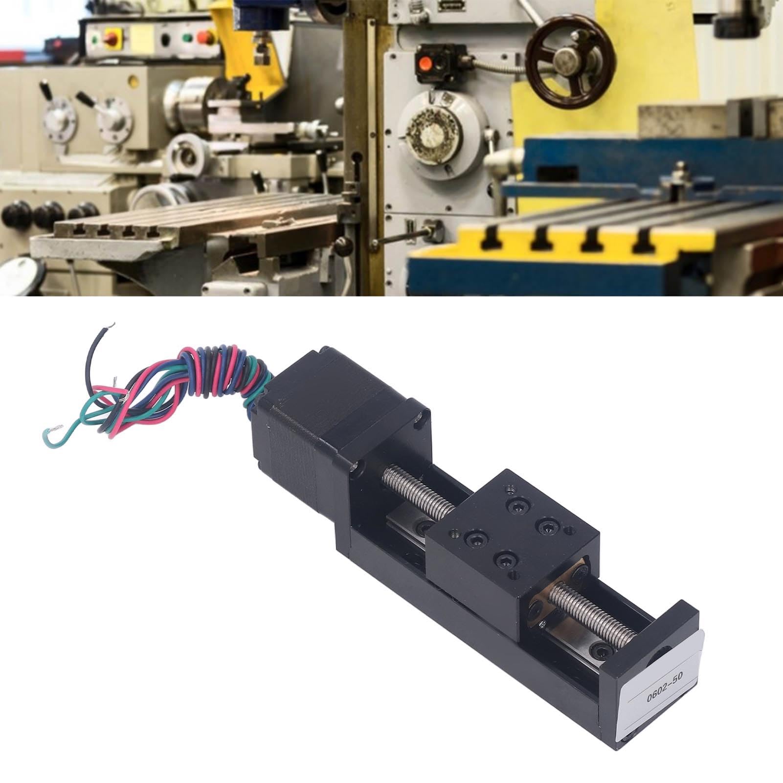 Mini Linear Rail Slide Actuator 28 Stepper Motor 50mm Stroke DIY CNC Router Parts X Y Z Stage with T Screw Rod