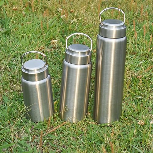 Miniatura 9 de Botella de agua de acero inoxidable aislada al vacío con infusor de té, boca ancha, sin BPA, a prueba de fugas, mantiene el frío 24 horas  caliente