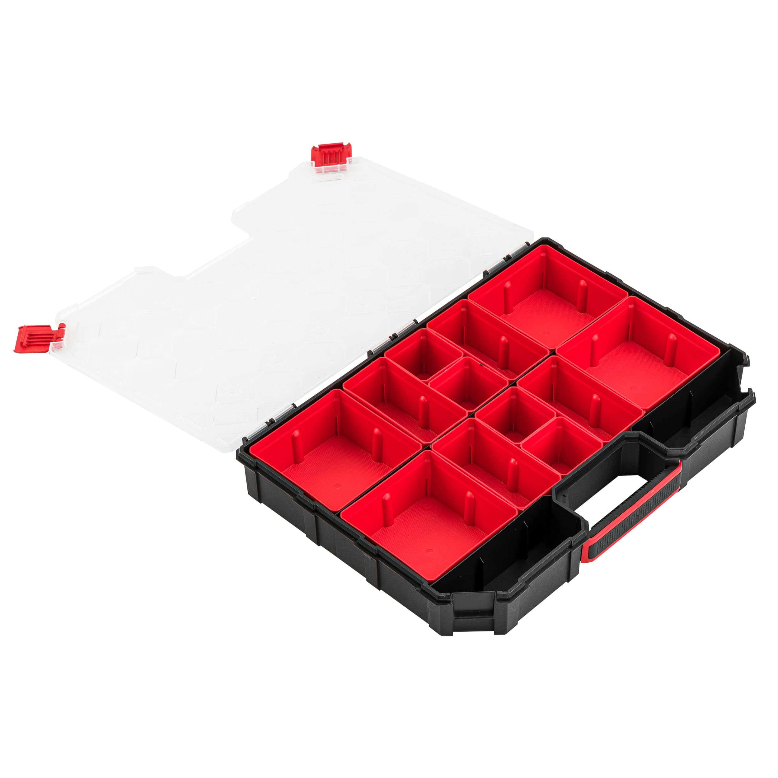 Organizador para tornillos, taller, 29 x 41,5 x 29,5 cm, maletín universal, armario de herramientas, caja surtida, caja de clasificación, garaje