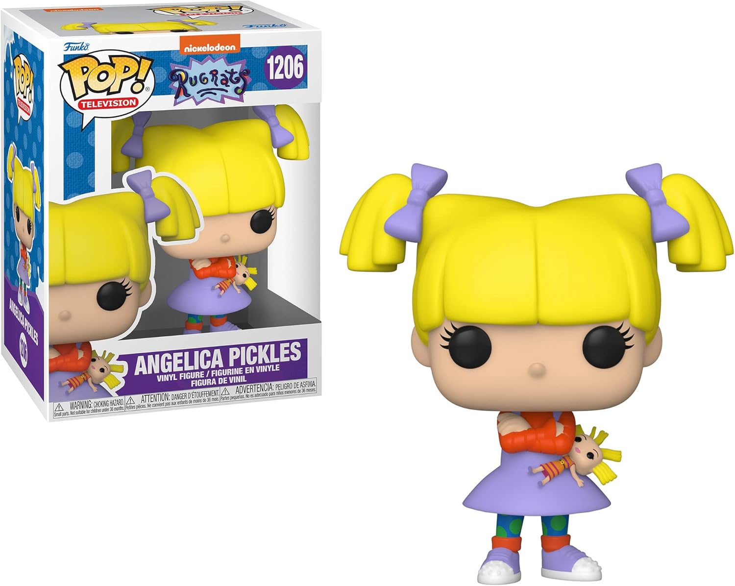 Funko POP! TV Nickelodeon: Rugrats Collectors Set - 4 Figure Set: Angelica, Chuckie, Susie, & Tommy (Possible Chase Variant)