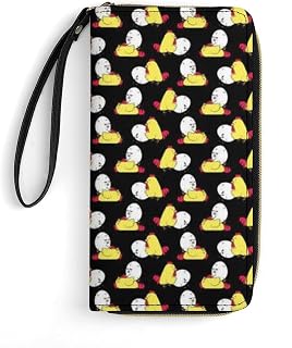 Funny Chicken Egg Wallets PU Leather Wallet Long Zipper Purse Card Holder Organizer Clutch Handbag For Women Men