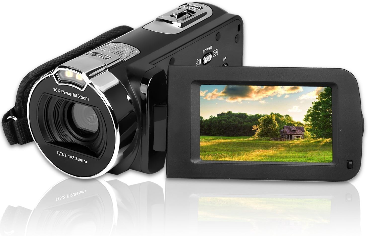 PowerLead 2.7" LCD Screen Digital Video Camcorder 24MP Digital Camera