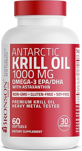 Miniatura 5 de Suplemento Antarctic Krill Oil de 0035 onzas de Bronson  1