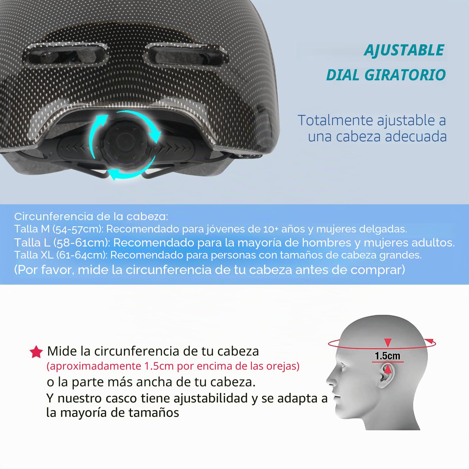 Casco de bicicleta para adultos, hombres y mujeres, casco en estilo de gorras de béisbol: cascos de bicicleta cómodos, ligeros, ajustables y certificados