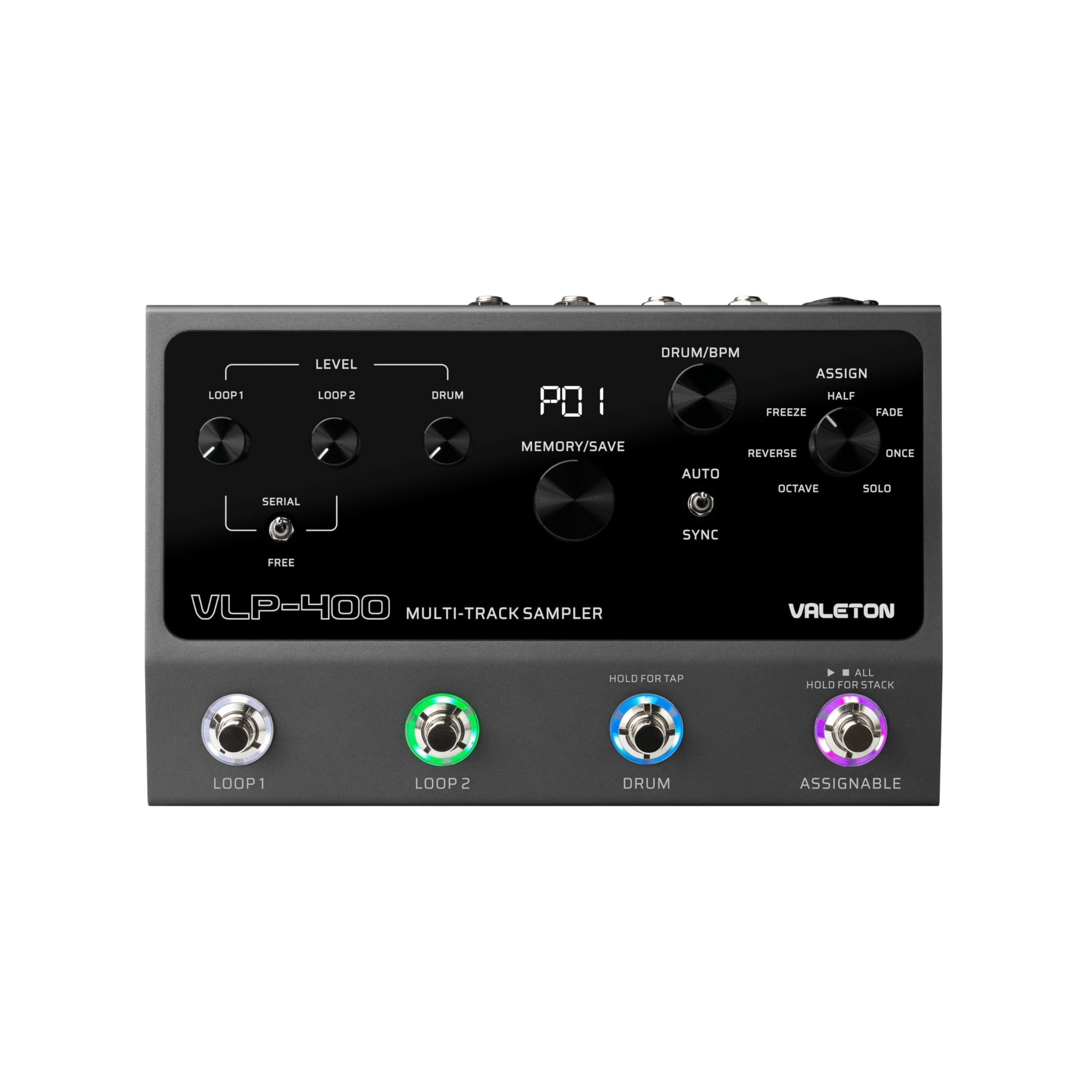 Valeton VLP-400 Multi Sampler Looper - Effetti per chitarra