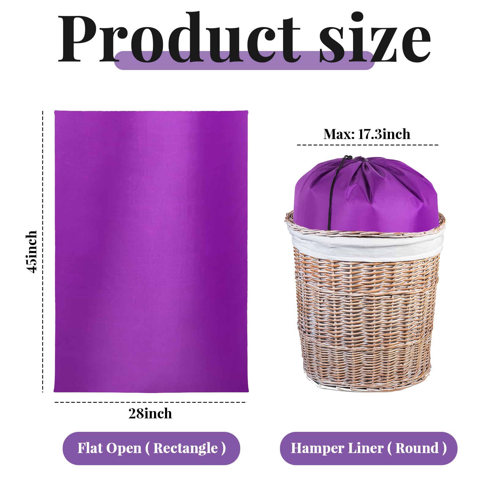 Woanger 12 bolsas de lavandería extragrandes de 28 x 45 pulgadas, bolsa organizadora de lavandería de viaje a granel con cordón, cesta lavable y resistente para campamento, hogar, universidad,