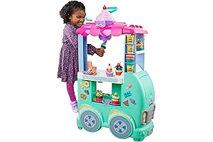 Kitchen Creations Sweet Snacks DIY Food Truck Playset with Cupcake PlayDoh
