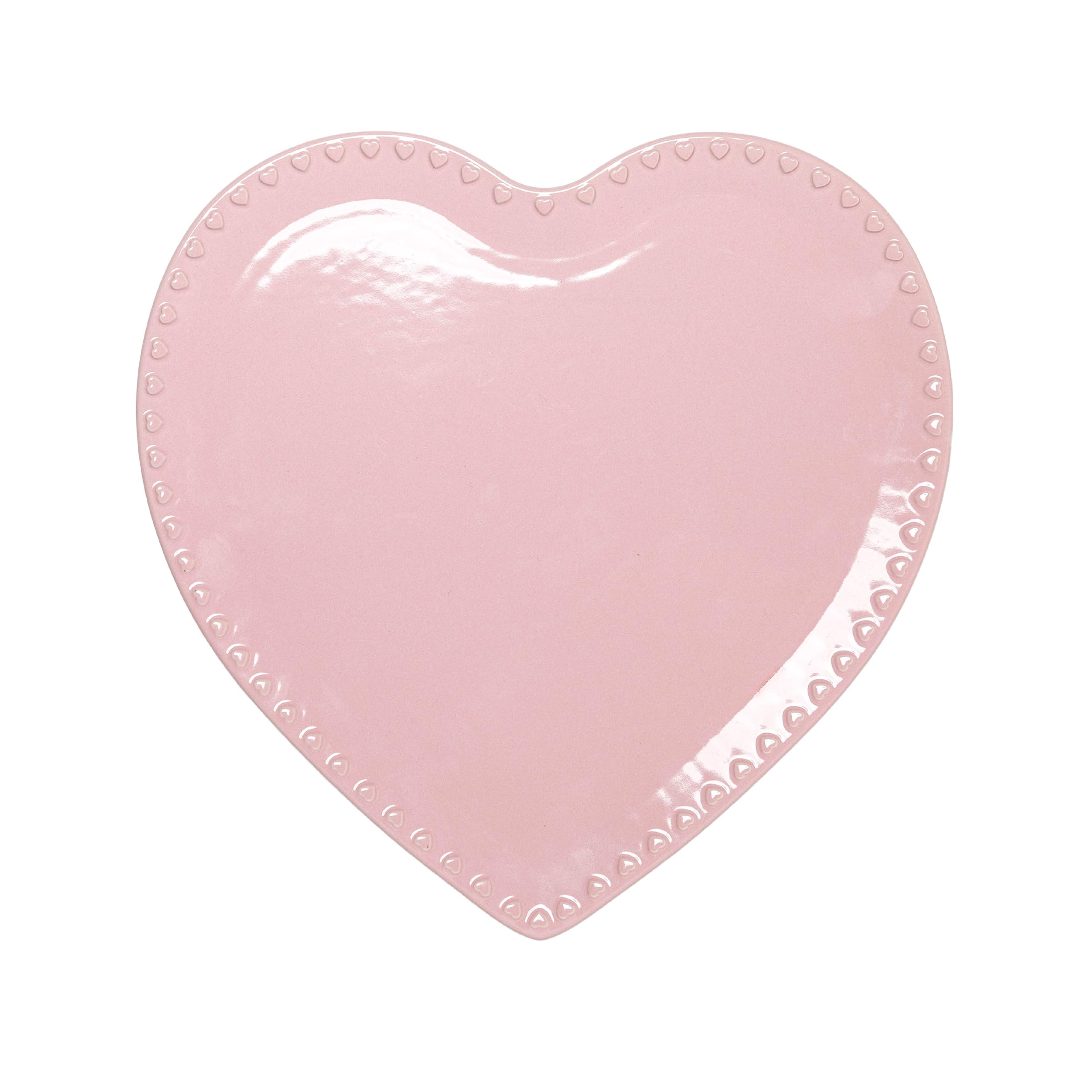 PH 12in Heart Cake Plate PK