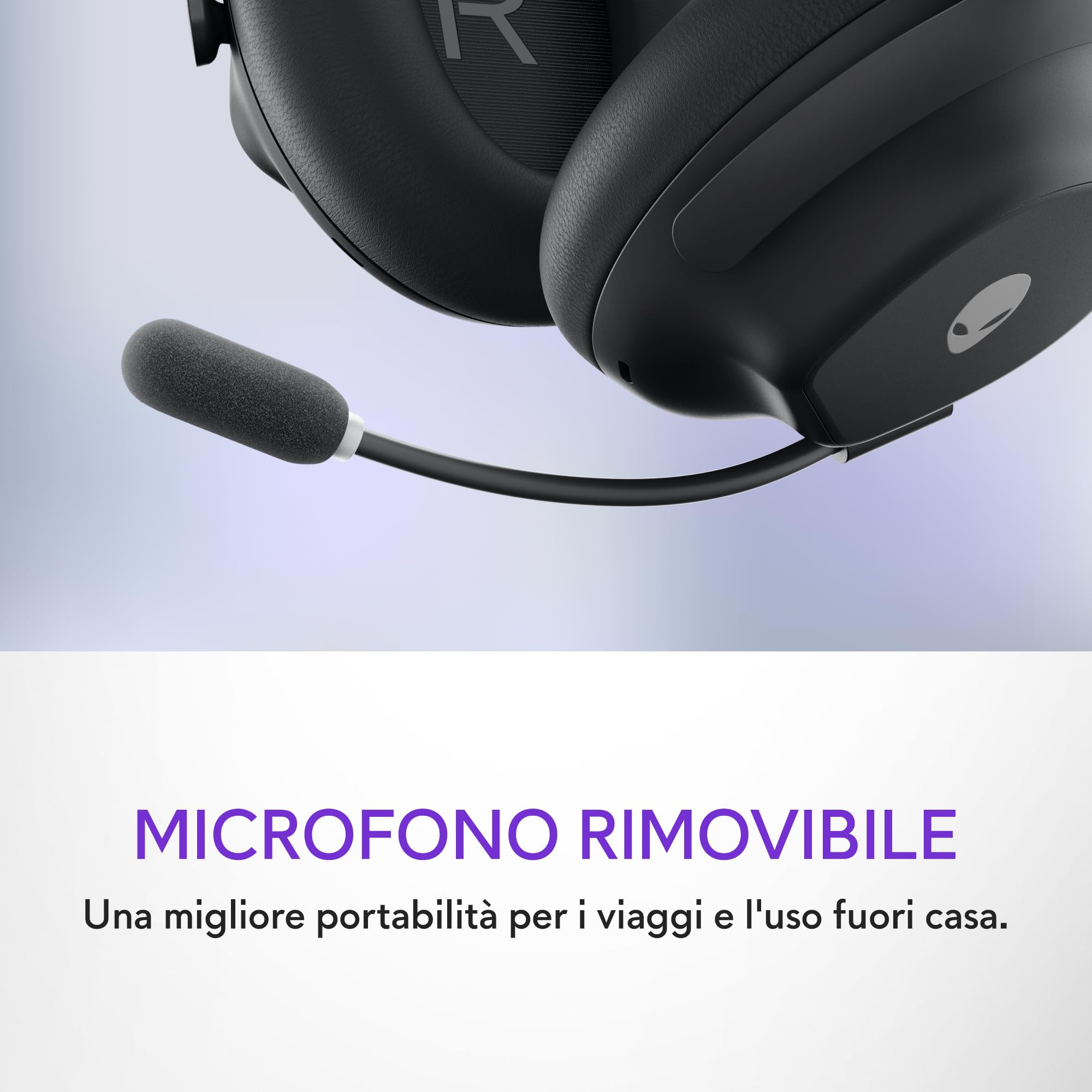 Alienware Pro Cuffie Gaming Wireless Dark Side of the Moon