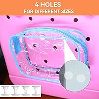 Vista 5 de Bolsa transparente para bolsa Bogg, Azul, Playa