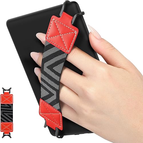 Miniatura 160 de MoKo Correa de mano de seguridad para Kindle eReaders Fire de 6 a 8 pulgadas, Kindle/Kobo/Voyaga/Lenovo/Sony Kindle E-Book, correa de mano versátil