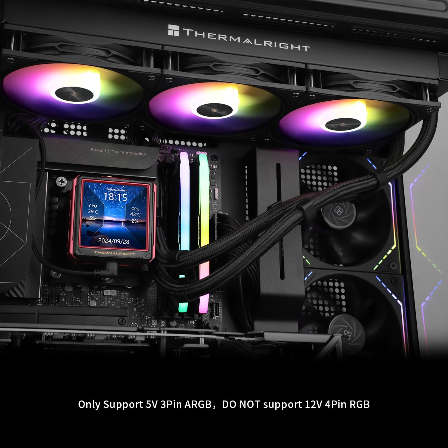 Amazon.co.jp: Thermalright FW360 Ultra ARGB ブラック CPU AIO