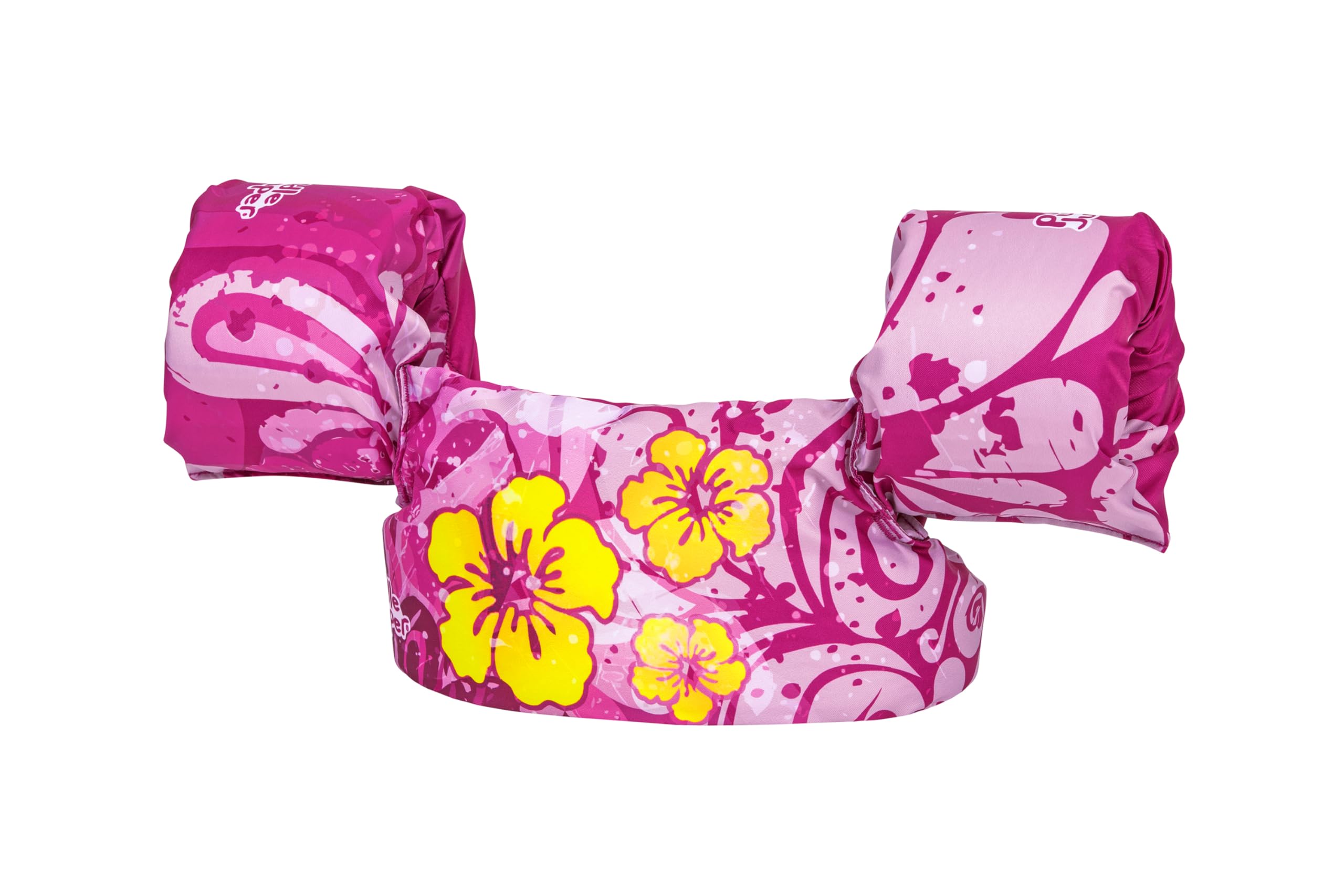 Bestway 90144 Giubbino da nuoto per bambini Puddle Jumper Deluxe rosa con braccioli, 2-6 anni