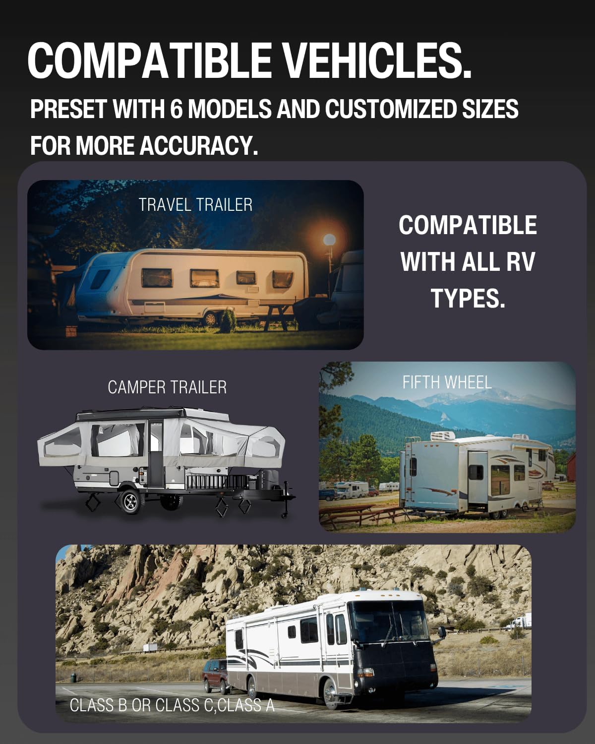 Wireless RV Leveling System by XPARKLE,Bluetooth RV Leveler for Campers,User-Friendly Phone App with Real-Time Precise Leveling Measurements, Advanced Wireless Camper Leveler, Included AA Batteries