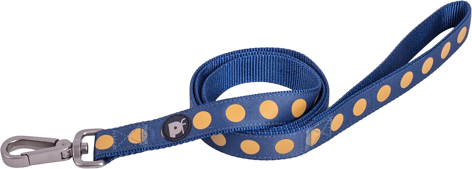 Petface Ocra Bold Spot Dog Lead, Medium, Ocra Stripe, Small