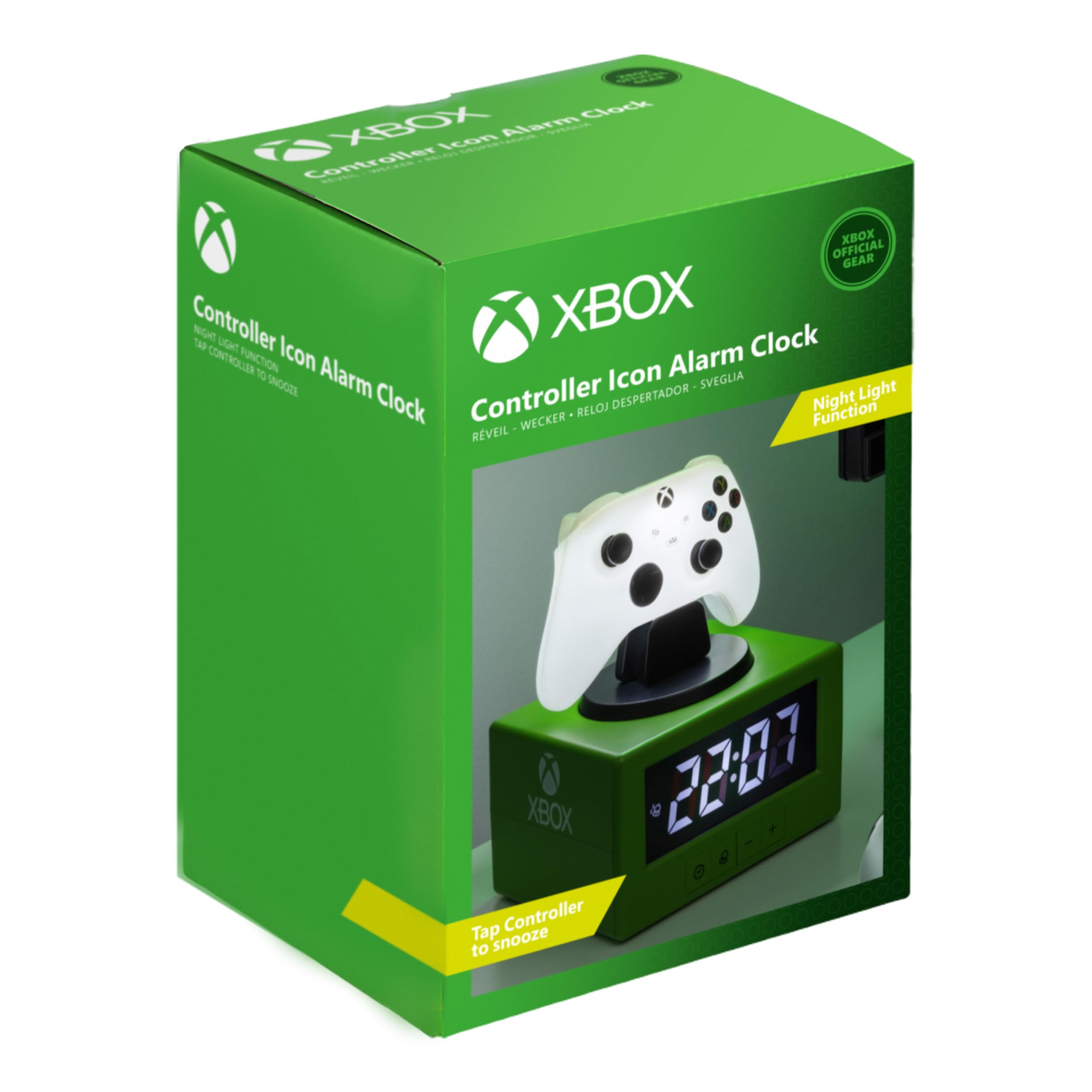 XBOX Controller Wecker Offiziell Lizenziert – Digitalwecker Mit USB, Geschenk Für Gamer