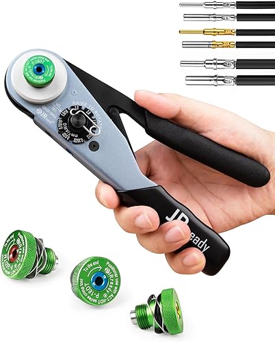 Miniatura 9 de JRready Posicionador P-16DT-NUEVO para contactos de crimpado de herramienta de crimpado ACT-HDT adecuado para contactos sólidos #16 Deutsch DT y