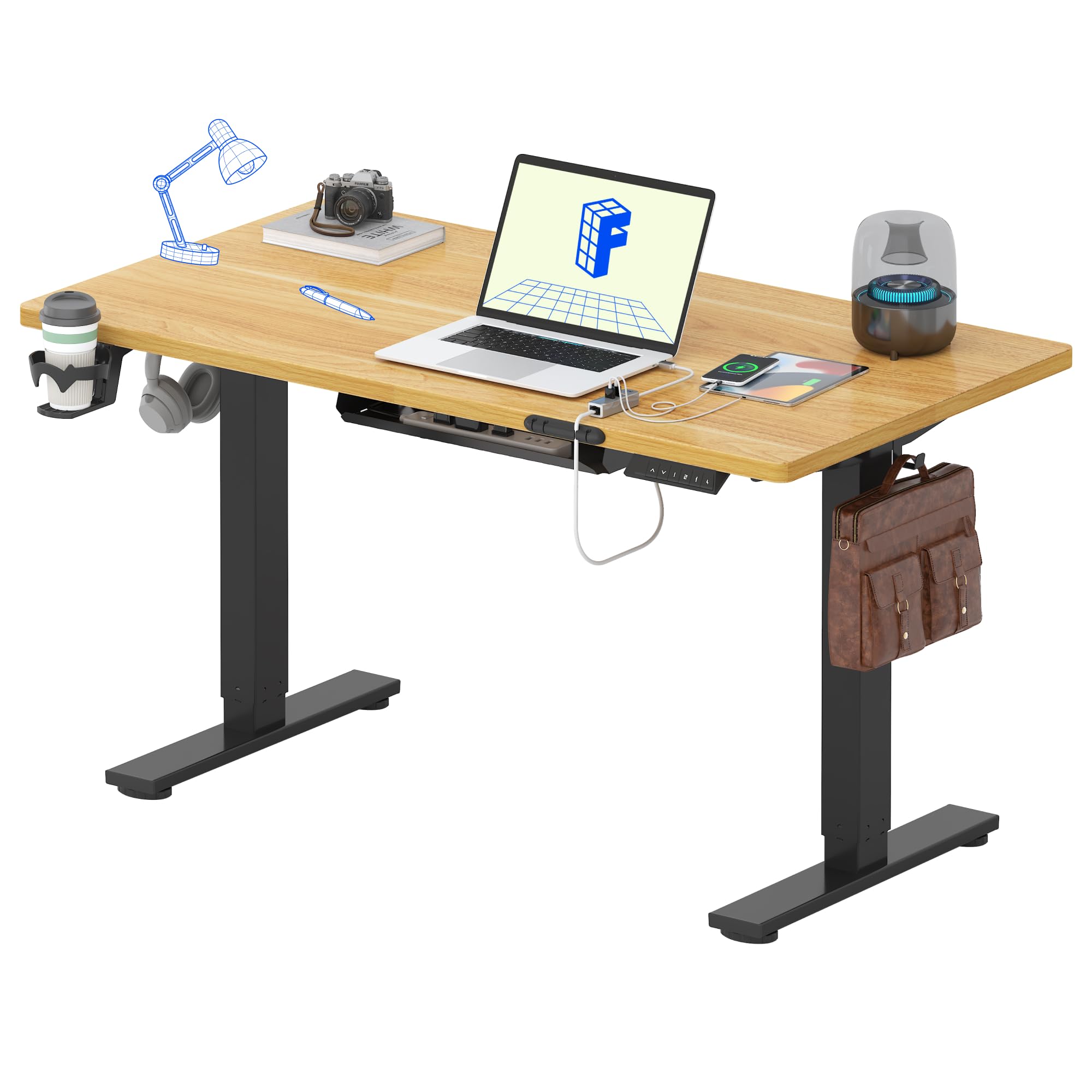 昇降デスク 電動 FlexiSpot EF1 スタンディングデスク F le xi spot 