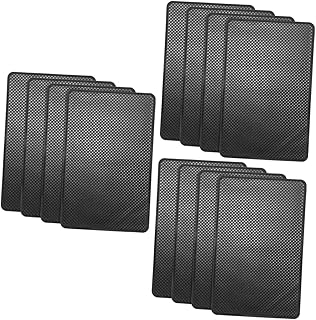 Hemobllo 12 Pçs Carro Não Tapete Painel Do Carro Não Tapete Tapete Antideslizante Almofada Painel Antiderrapante Telefone Preto Acessórios De Boneca Alças Pretas Tapete Do Painel Do Carro