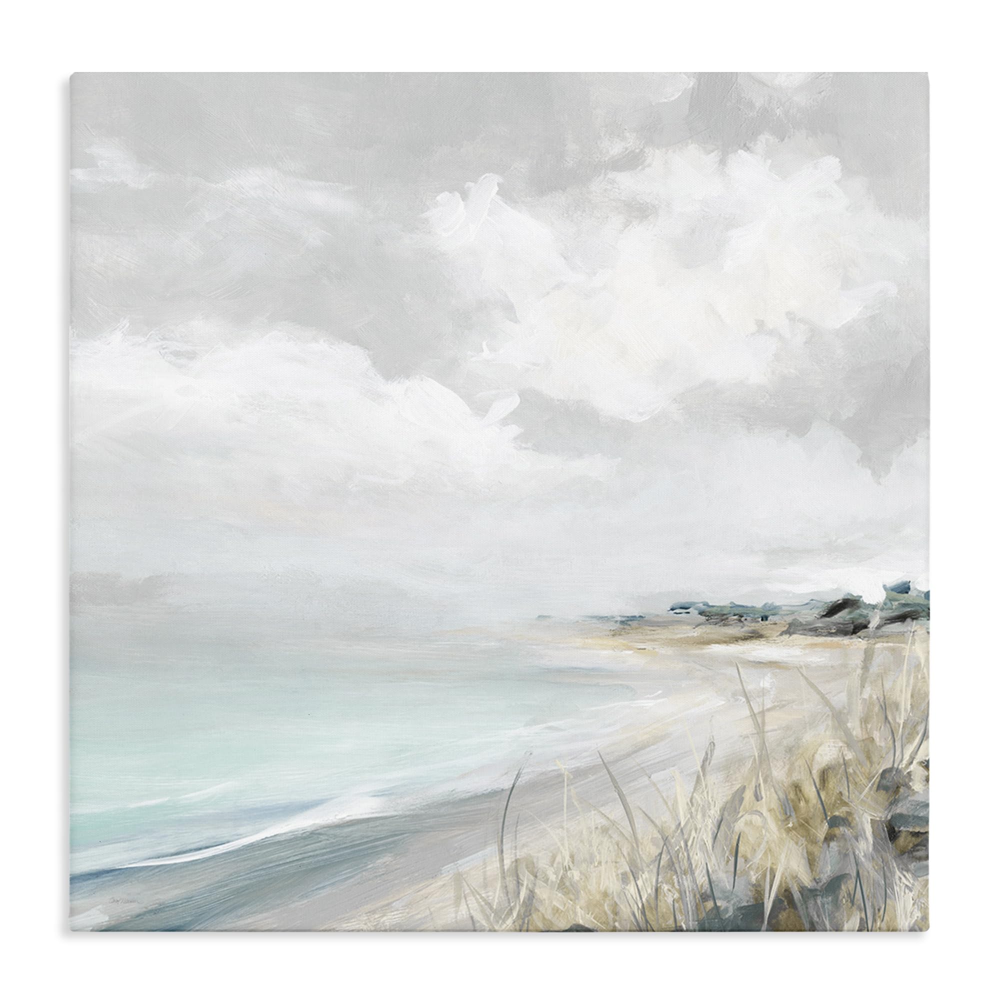 'Coastal Morning By The Dunes'| Canvas Art