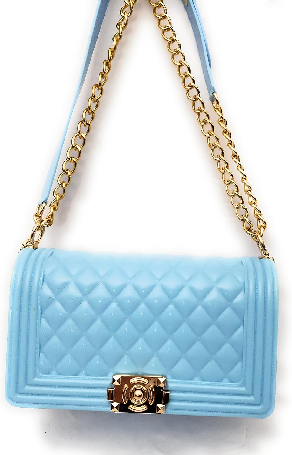 Women's Jelly/PVC Handbag - Medium, Crossbody Shoulder Purse for Everyday Use