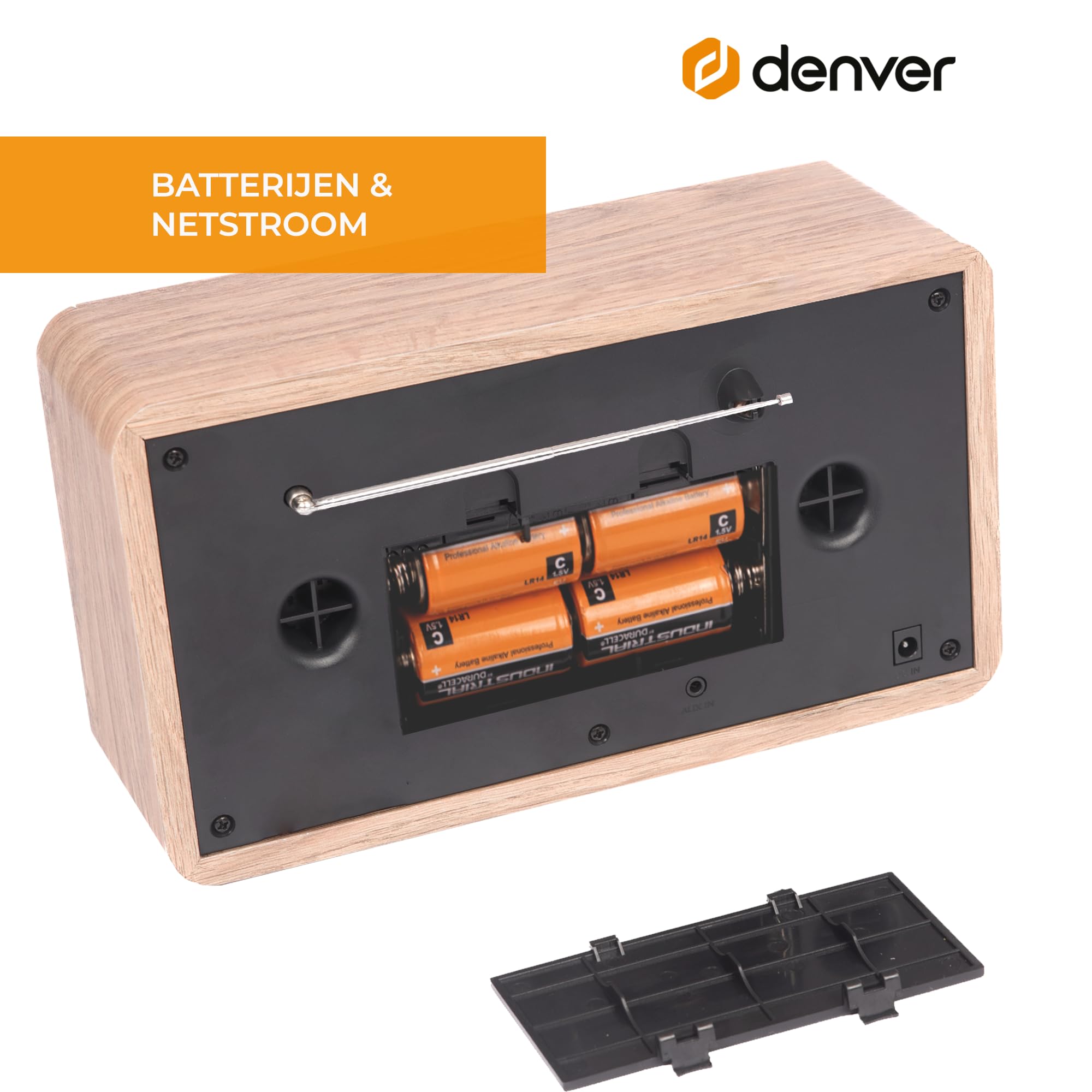 Produktbild von Denver Retro DAB-18 Digital Radio | DAB Plus Radio With Bluetooth & FM