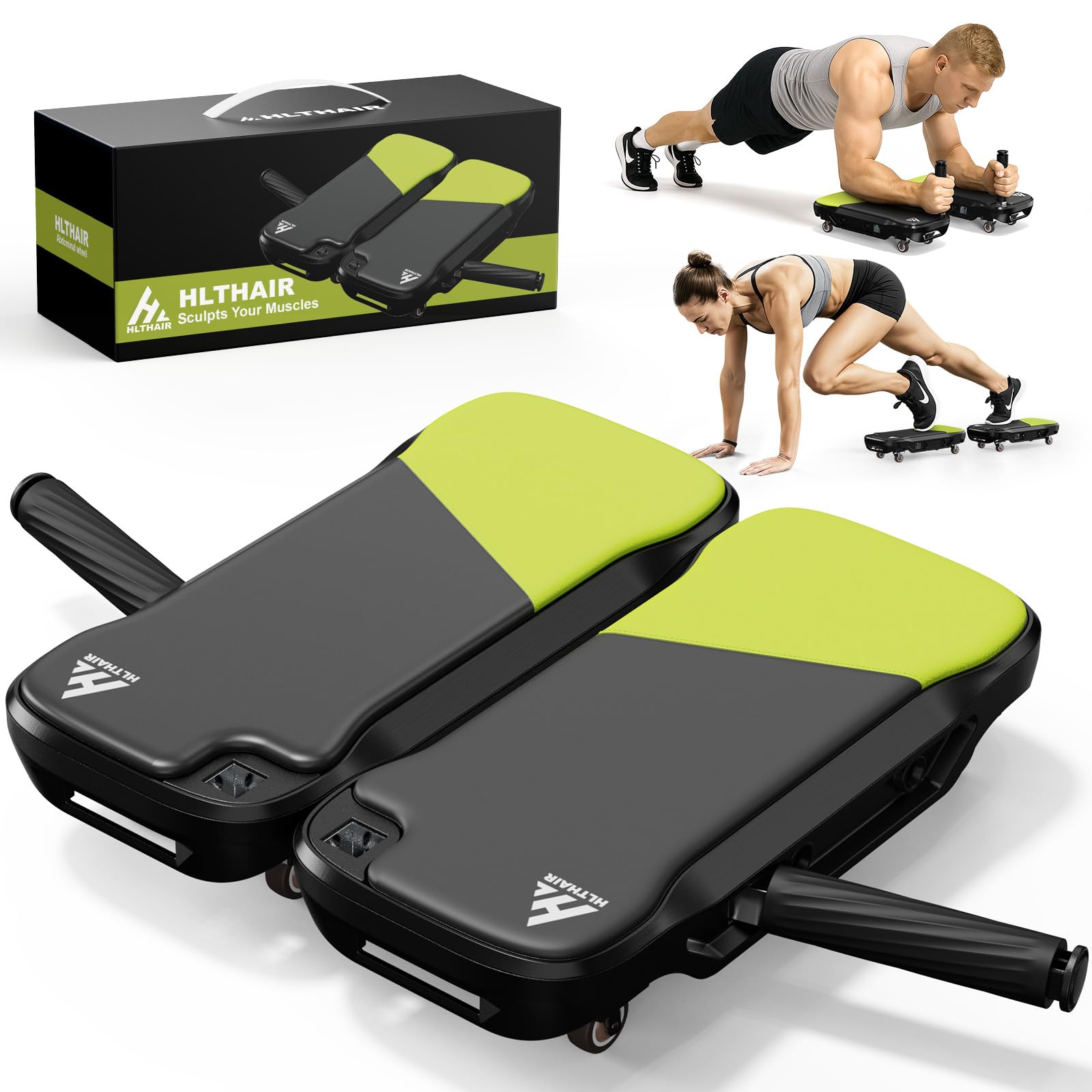 Upgrade Ab Roller Wheel Detachable Abdominal Wheel With 360° for Core Workout, Multi-Directional Abs Roller Board For Full body exercise Home Gym of All Fitness Levels, Ab Trainer with 8 Wheels-image-48