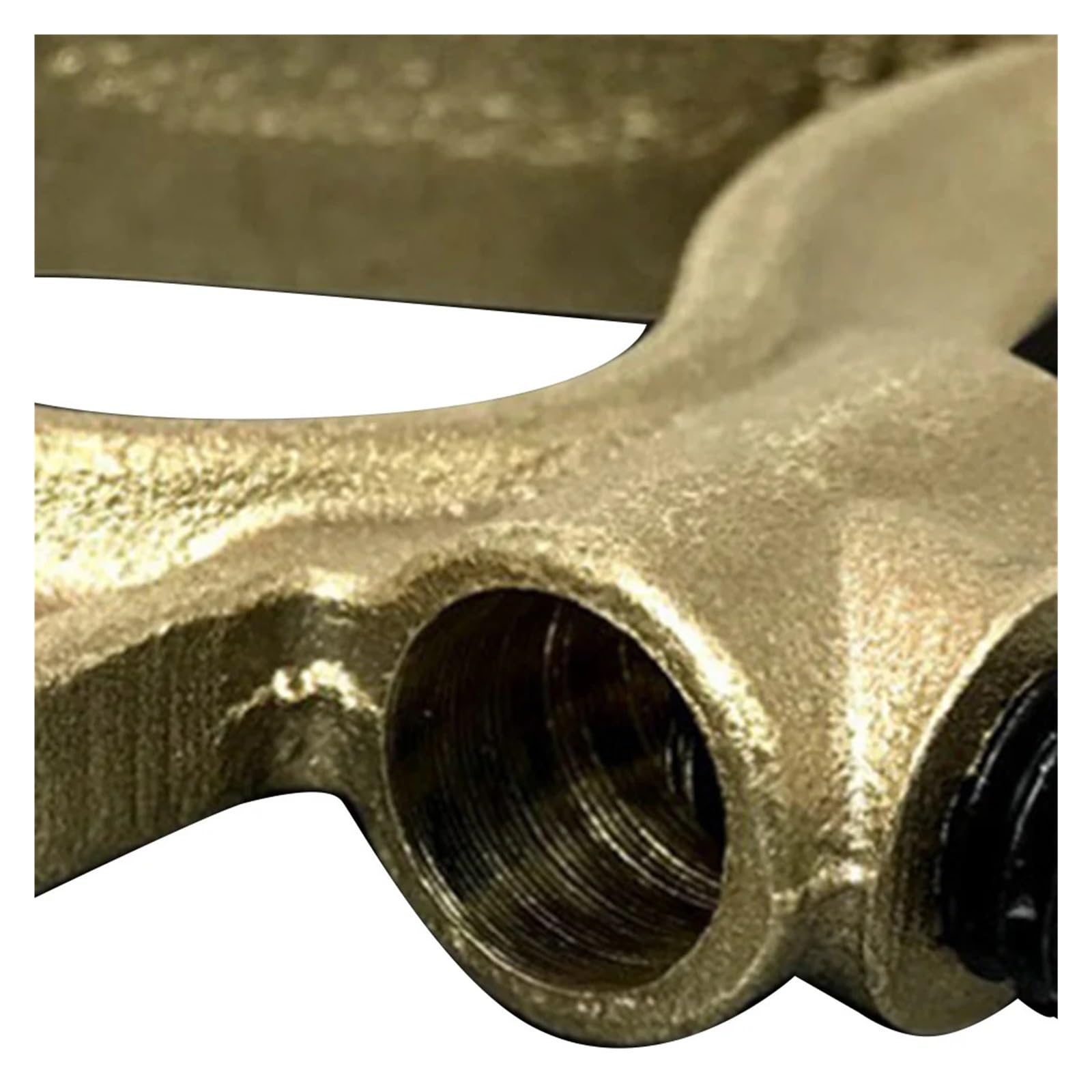 Pinza massa per saldatrice Morsetto di terra for saldatura in ottone Collegamento affidabile Distanza di serraggio massima Costruzione di 46 mm