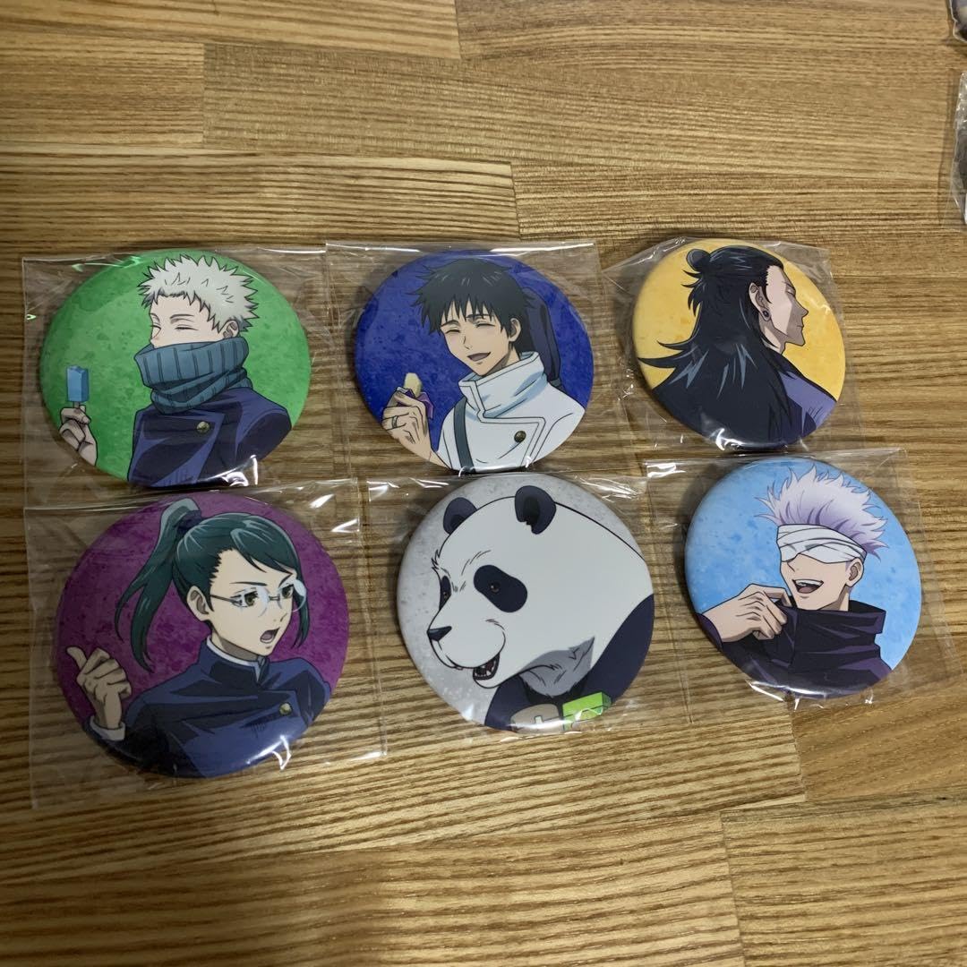 呪術廻戦 伏黒恵 缶バッジ 6点 呪術廻戦 原作缶バッジ 伏黒